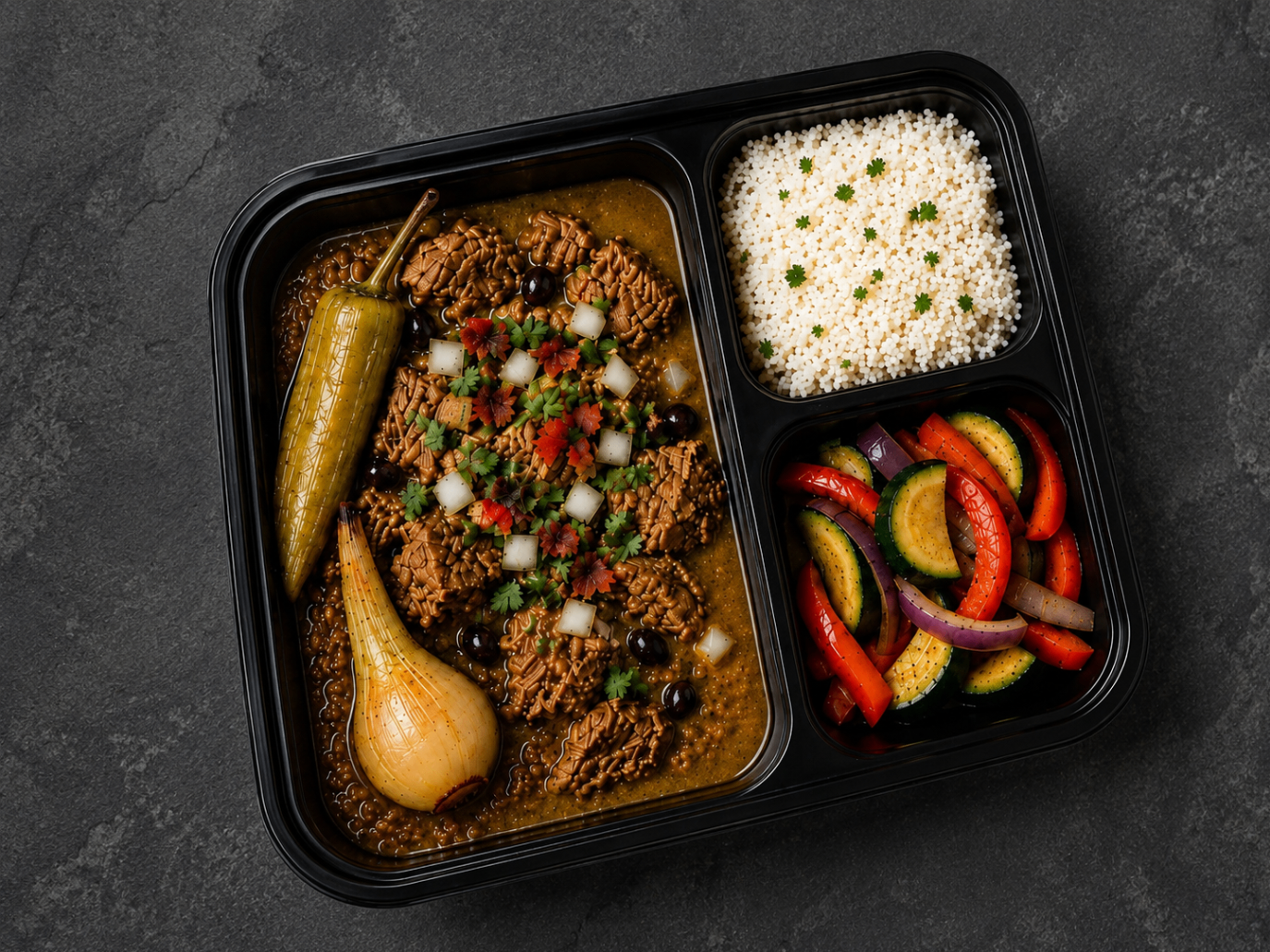 Carne en su jugo with beef, black beans and white rice